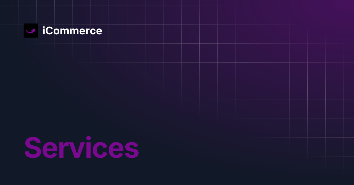 Services | iCommerce